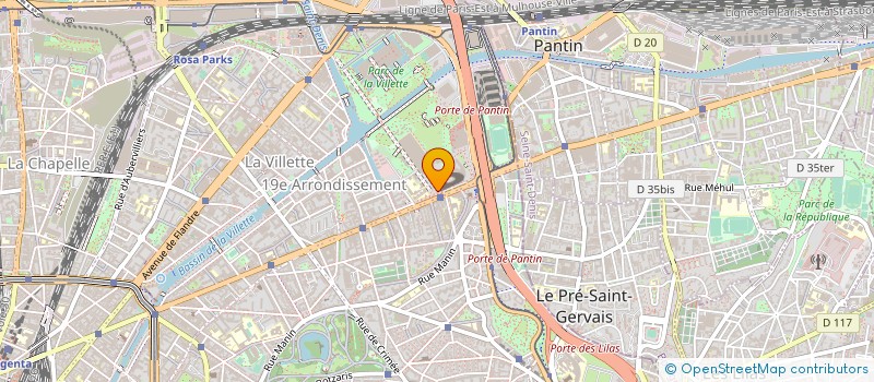 localisation de l'entreprise SOC PRODUCTION GEST THEATRALES  PARIS