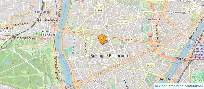 localisation de l'entreprise SOC PRODUCTIQUE AUTOMATION MECATRONIQUE à BOULOGNE-BILLANCOURT