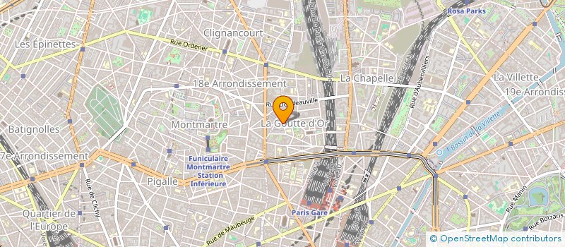localisation de l'entreprise SOC PRODUITS ALIMENTAIRES TROPIQUES à PARIS