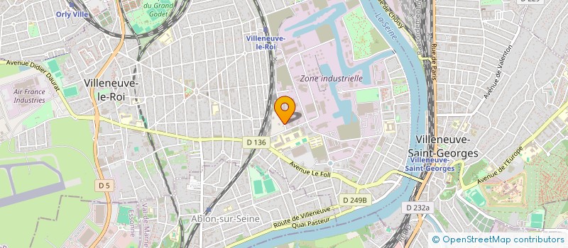 localisation de l'entreprise SOC PRODUITS EN CIMENT à VILLENEUVE-LE-ROI