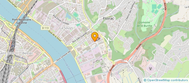 localisation de l'entreprise SOC PROJECTION  PEINTURE INTERIEURE  FLOIRAC