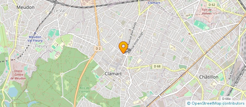localisation de l'entreprise SOC PROJETS REALISATIONS IMMOBILIERES à CLAMART