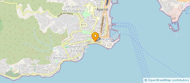 localisation de l'entreprise SOC PROMOT DISTRIB TOURISTIQUE à AJACCIO