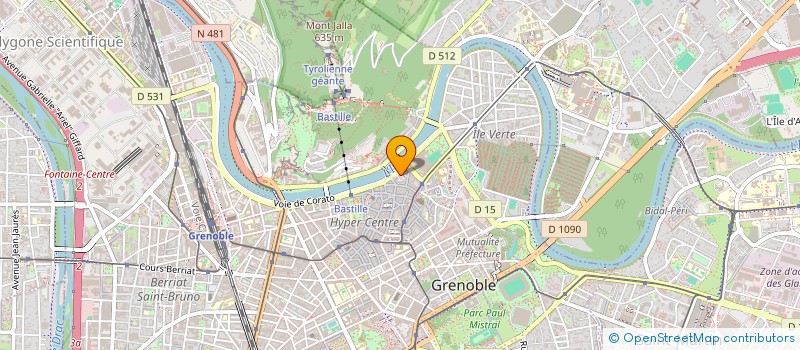 localisation de l'entreprise SOC PROMOTION CULTURE CARAIBES à GRENOBLE