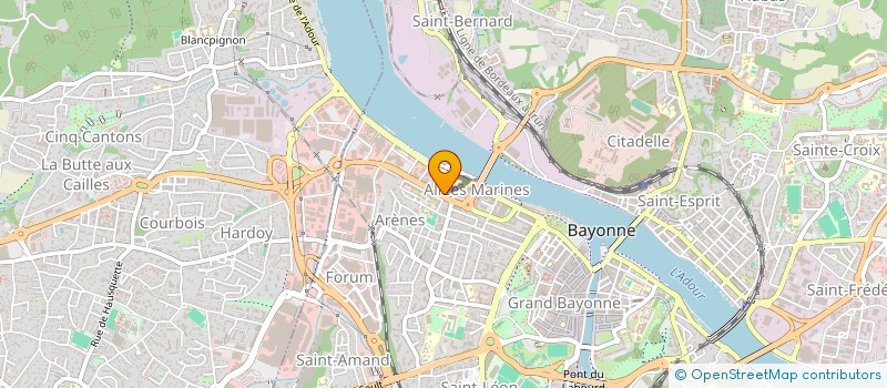 localisation de l'entreprise SOC PROMOTION & HABITATIONS COTE BASQUE à BAYONNE