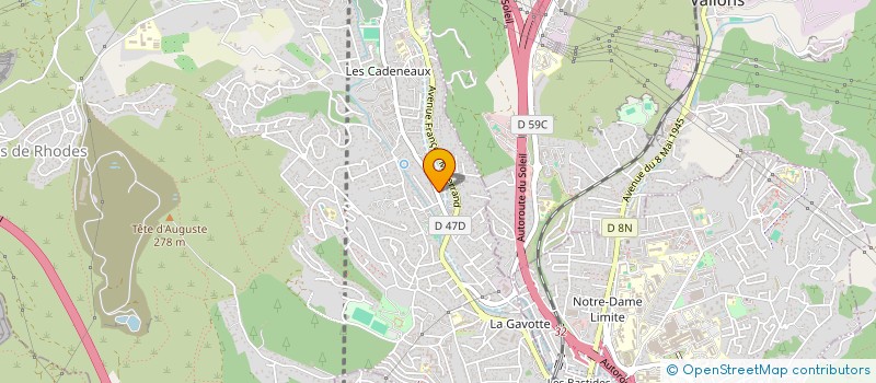 localisation de l'entreprise SOC PROMOTION REALISATIONS IMMOBILIERES à LES PENNES-MIRABEAU