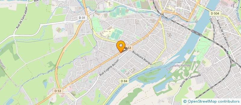 localisation de l'entreprise SOC PROTECTION ANIMALE ARCHE DE NOE  ROANNE