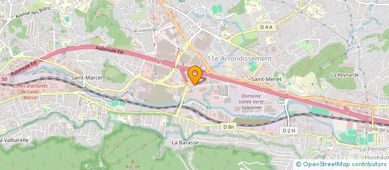 localisation de l'entreprise SOC PROTECTRI ANIMAUX MARSEILLE PROVENCE  MARSEILLE