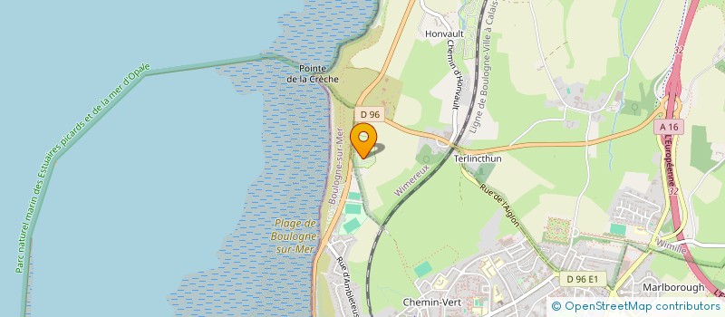 localisation de l'entreprise SOC PROTECTRICE DES ANIMAUX  WIMEREUX