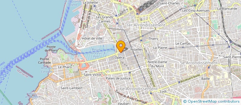 localisation de l'entreprise SOC PROV GESTION ASSUR MONIN & CIE à MARSEILLE