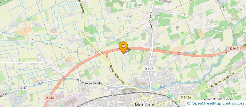 localisation de l'entreprise SOC PROVENCALE DE BUREAUTIQUE  MONTEUX