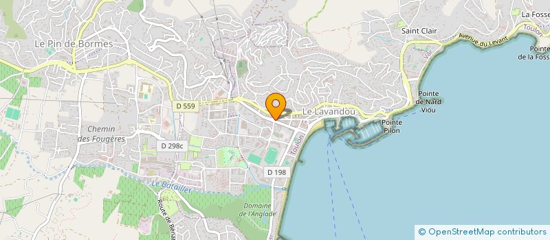 localisation de l'entreprise SOC PROVENCALE EXPLOITATION à LE LAVANDOU
