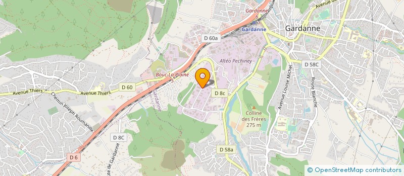 localisation de l'entreprise SOC PROVENCALE MATERIEL SOUDURE à GARDANNE