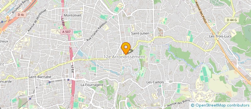 localisation de l'entreprise SOC PROVENCALE MENUISERIE DE POSE à MARSEILLE