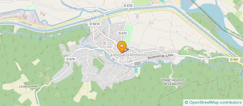 localisation de l'entreprise SOC PROVENCALE RECHERCHES SCIENTIFIQUES  LA ROQUE-D'ANTHERON