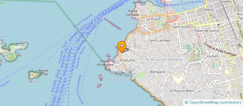 localisation de l'entreprise SOC PROVENCE EQUIPMENT BATIMENT  MARSEILLE