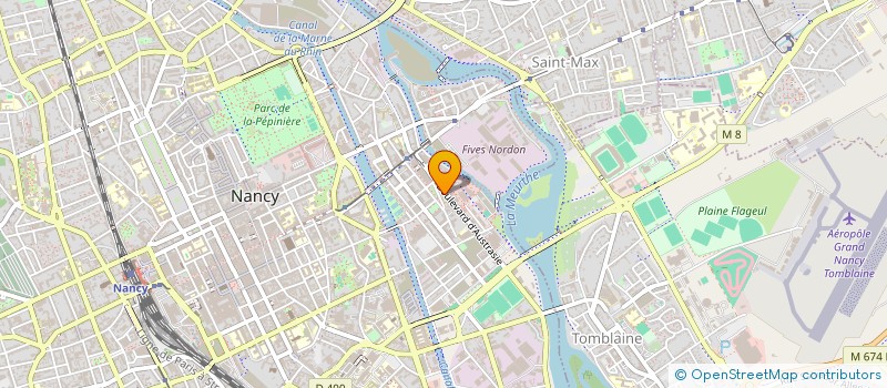localisation de l'entreprise SOC PRUNIERES SA  NANCY
