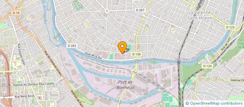 localisation de l'entreprise SOC PUBLICITE IMPRESSION DIFFUSION  SAINT-MAUR-DES-FOSSES