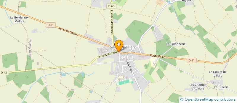 localisation de l'entreprise SOC PUBLICITE REPRODUCTION INFORMAT  SAINT-VALERIEN