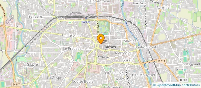 localisation de l'entreprise SOC PYR INGENIERIE INFRASTRUCTURE à TARBES