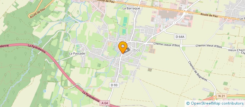 localisation de l'entreprise SOC.PYRENEENNE DE SERVICES ELECTRIQUES à IBOS