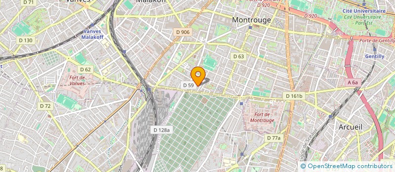 localisation de l'entreprise SOC QUADRI OFFSET à MONTROUGE