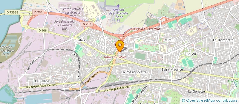 localisation de l'entreprise SOC QUIRATAIRE DU NAVIRE AMPHITRITE à LA ROCHELLE