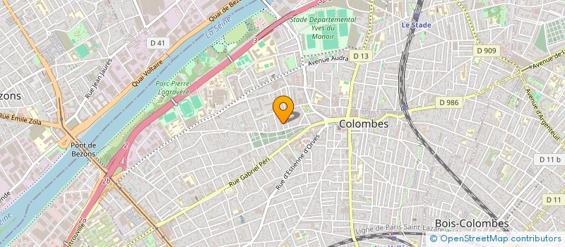 localisation de l'entreprise SOC R ET J CHAPUIS  COLOMBES