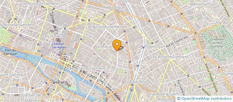 localisation de l'entreprise SOC R F ACCESSOIRES à PARIS