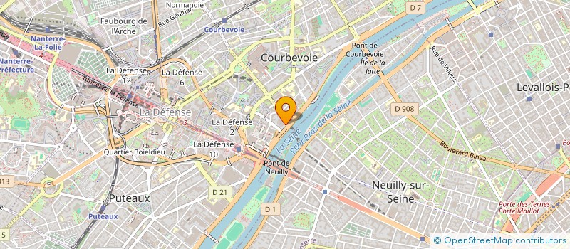 localisation de l'entreprise SOC R J INTERNATIONAL INVESTISSEMENT à COURBEVOIE