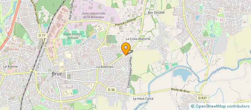 localisation de l'entreprise SOC RADIO ACTIVITES COMMUNICATIONS à BRUZ