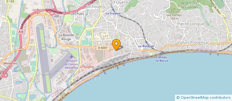 localisation de l'entreprise SOC RAPID MARINE  CANNES