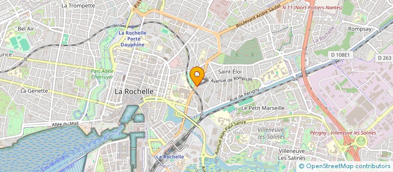 localisation de l'entreprise SOC REALISAT BATIMENTS INDUSTRIELS à LA ROCHELLE
