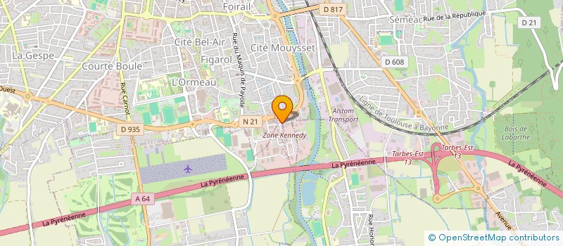 localisation de l'entreprise SOC REALISATION APPLICATION POUR EDITION à TARBES