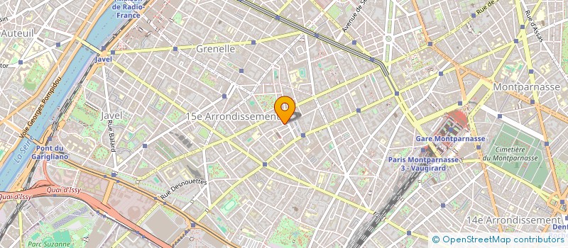 localisation de l'entreprise SOC REAM à PARIS