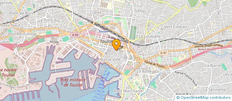 localisation de l'entreprise SOC RECCO A ET SUPERCHI H  TOULON