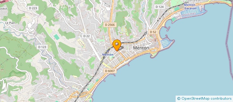 localisation de l'entreprise SOC RECRUTEMENT EN PERSONNEL HOTELIER  MENTON