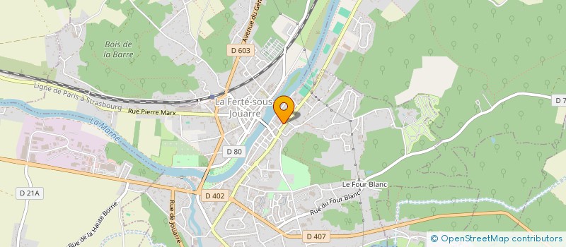 localisation de l'entreprise SOC RECUPERATION ET DE RECYCLAGE 2000 à LA FERTE-SOUS-JOUARRE