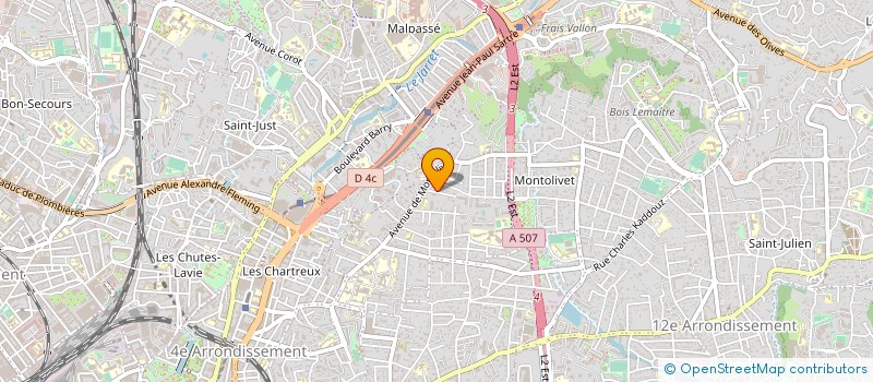 localisation de l'entreprise SOC REDISTRI MATER AMEUBL à MARSEILLE