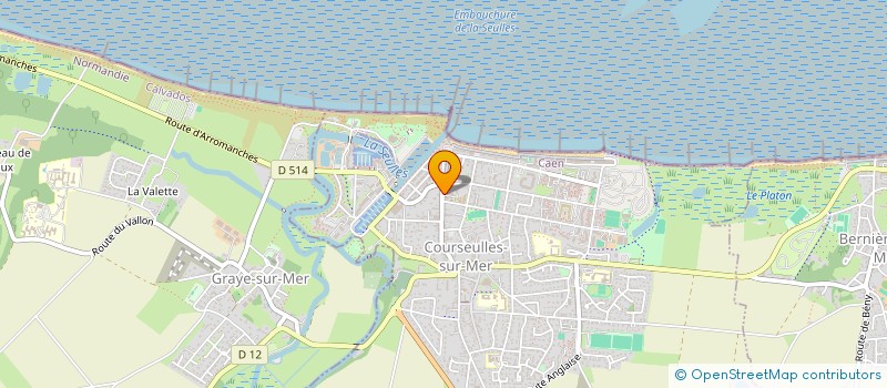 localisation de l'entreprise SOC REGATES BUVETTE  COURSEULLES-SUR-MER