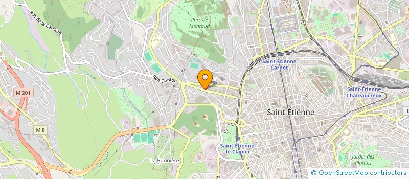 localisation de l'entreprise SOC REGIONALE D'ACIER DE LA LOIRE à SAINT-ETIENNE