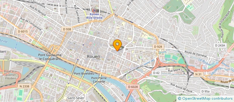 localisation de l'entreprise SOC REGIONALE D HOTELLERIE RESTAURATION  ROUEN