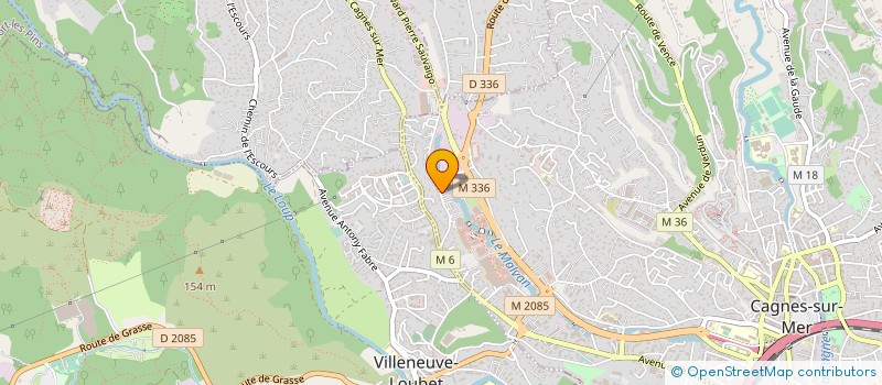 localisation de l'entreprise SOC REGIONALE DE MATERIEL HOTELIER à CAGNES-SUR-MER