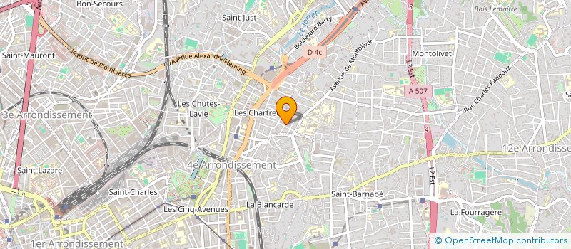 localisation de l'entreprise SOC REGIONALE DE NETTOYAGE SOR NET à MARSEILLE