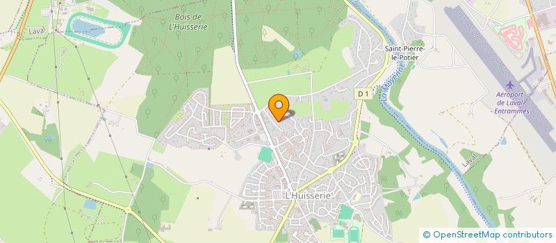 localisation de l'entreprise SOC REGIONALE PRODUITS INDUSTRIELS à L'HUISSERIE