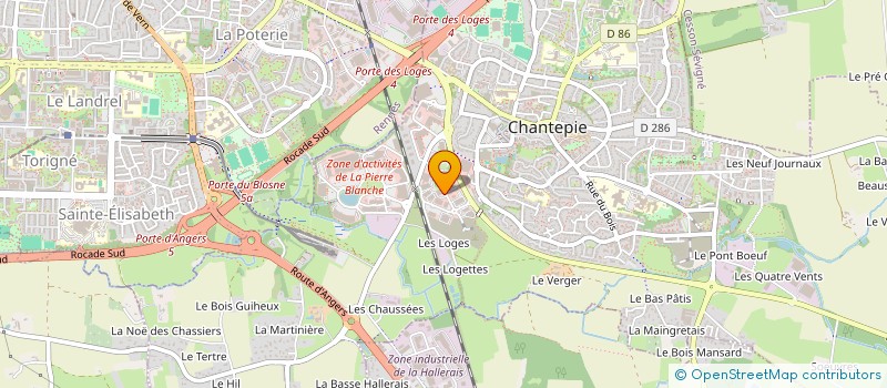 localisation de l'entreprise SOC RENNAISE D'HOTELLERIE à CHANTEPIE
