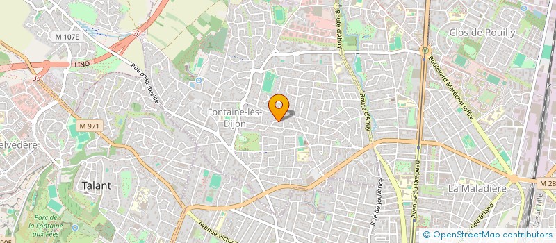 localisation de l'entreprise SOC RENOVATION TRANSACTIONS IMMOBILIERES à FONTAINE-LES-DIJON