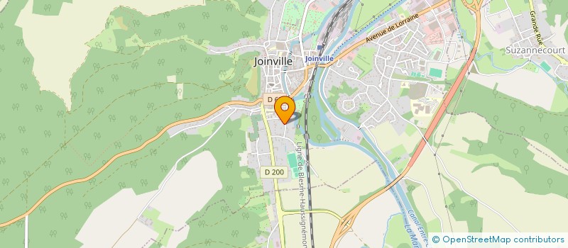 localisation de l'entreprise SOC REPAR WAGON FOUDR TOURAINE à JOINVILLE