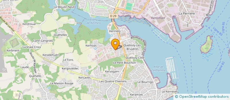 localisation de l'entreprise SOC REPRESENTATION OUEST  LARMOR-PLAGE