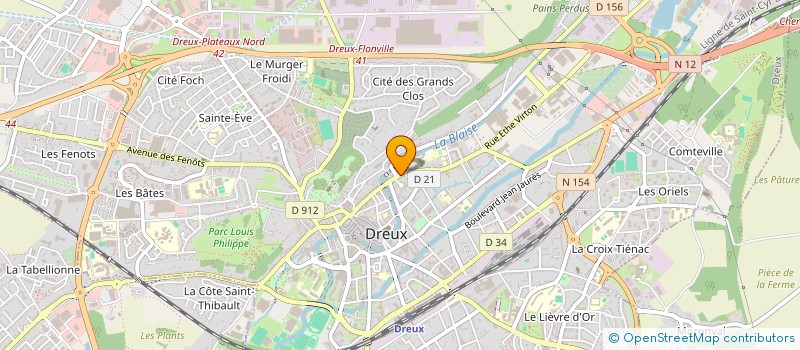 localisation de l'entreprise SOC REPRESENTATION PARISIENNE DE VINS à DREUX
